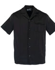 Twill SS Cargo Pocket Shirt - Black
