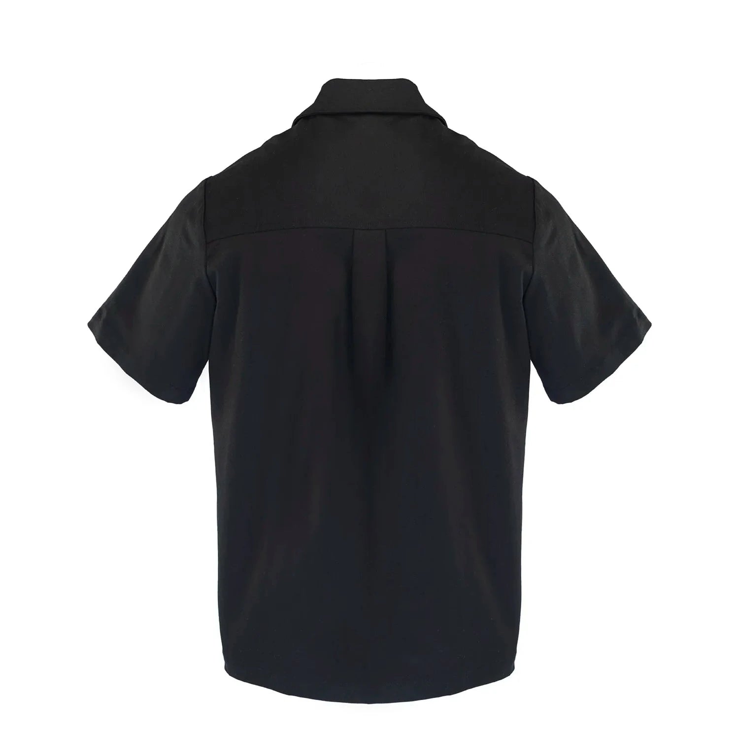 Twill SS Cargo Pocket Shirt - Black