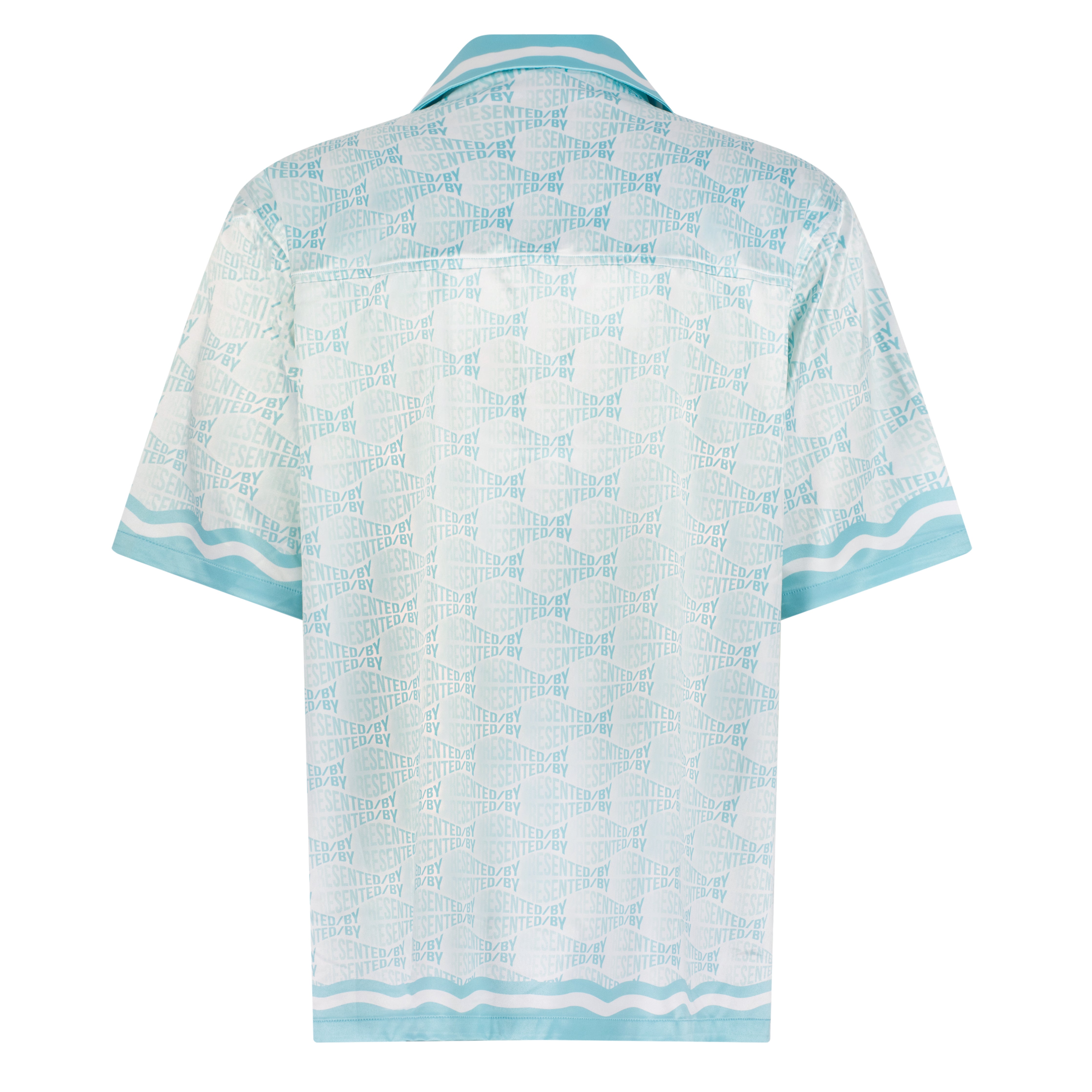 Printed Resort Shirt - Tiffany Blue