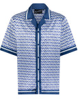 Printed Resort Shirt - Royal Blue