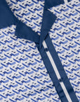 Printed Resort Shirt - Royal Blue