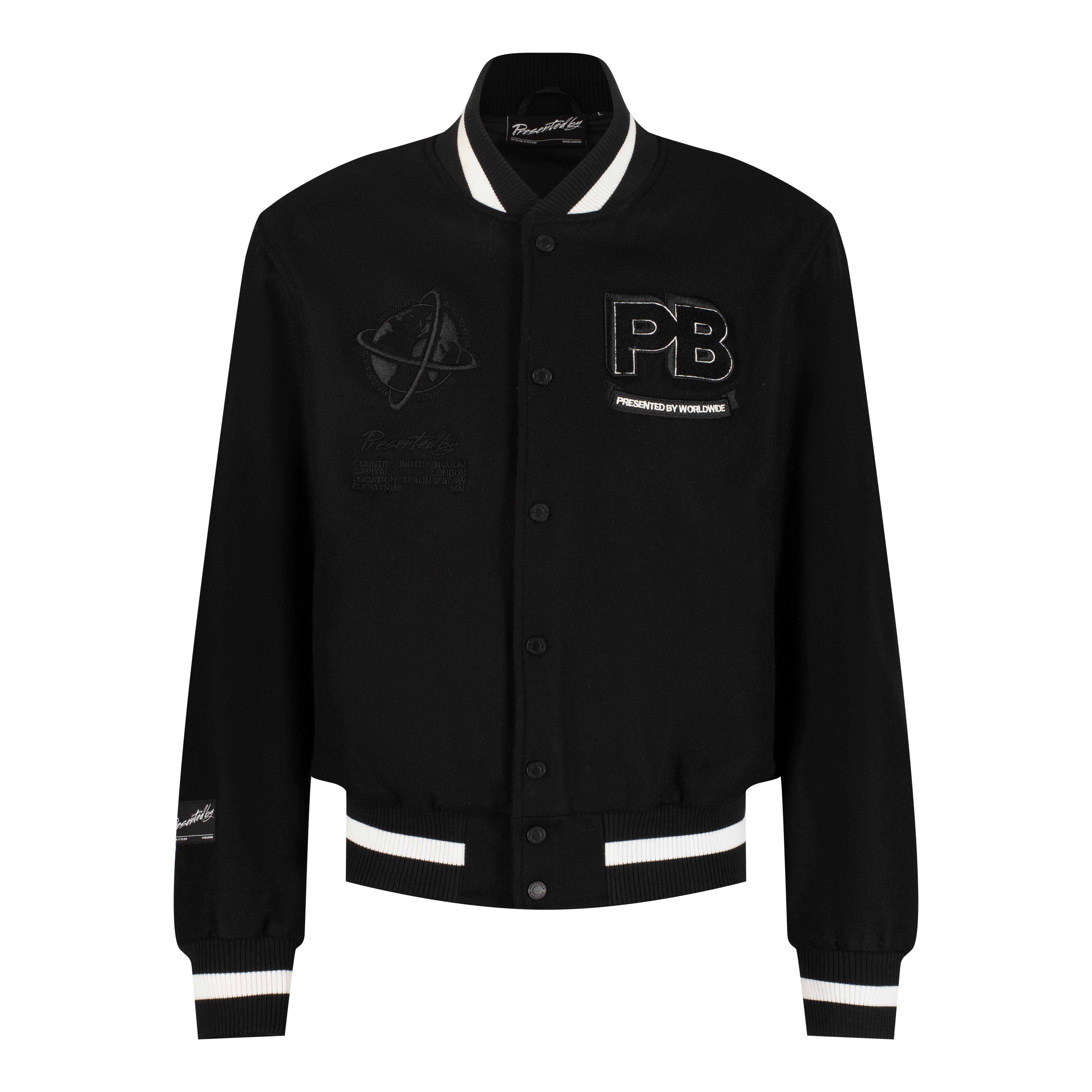 PB Varsity Jacket Black - Main Image