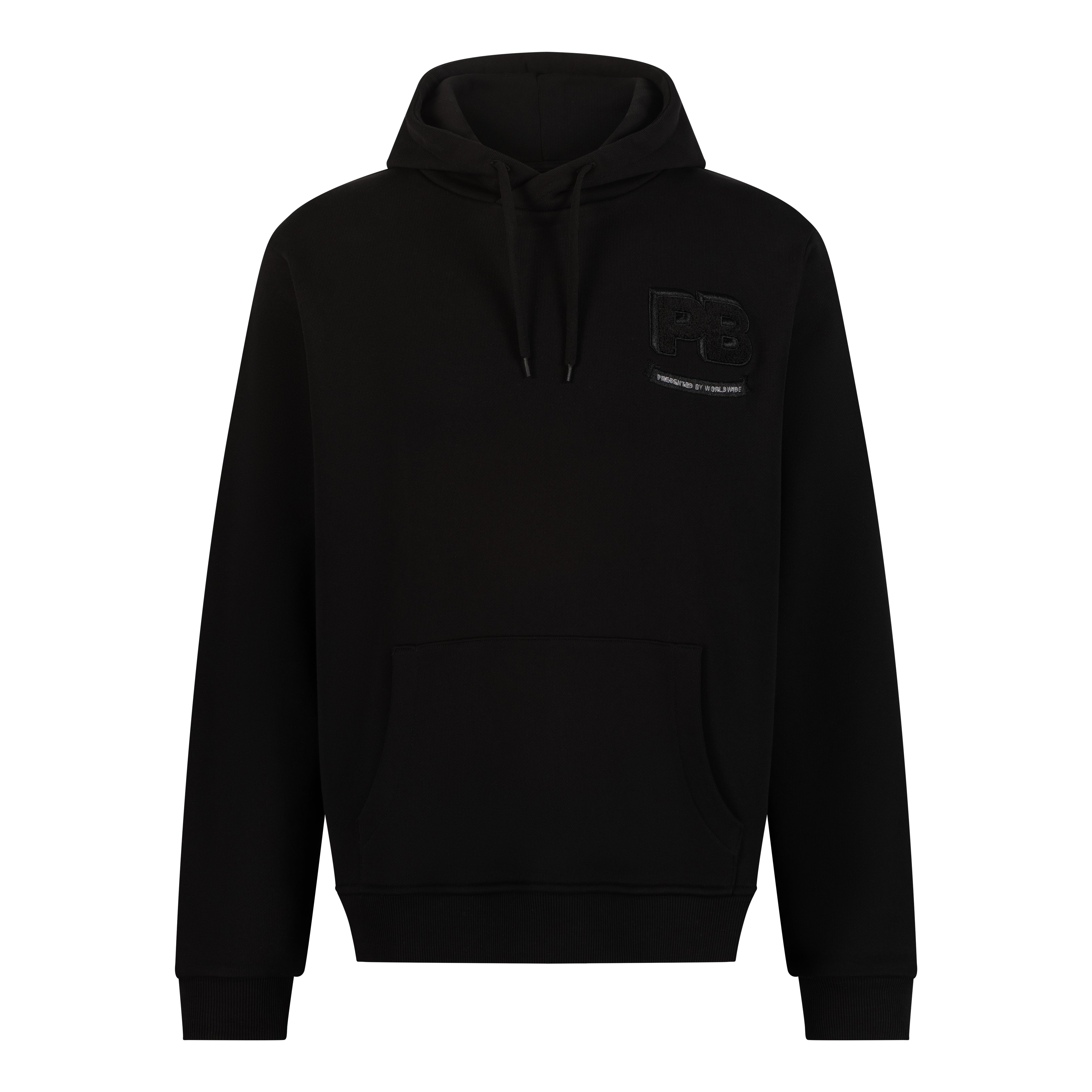 Presentedby Badge Hoodie - Black