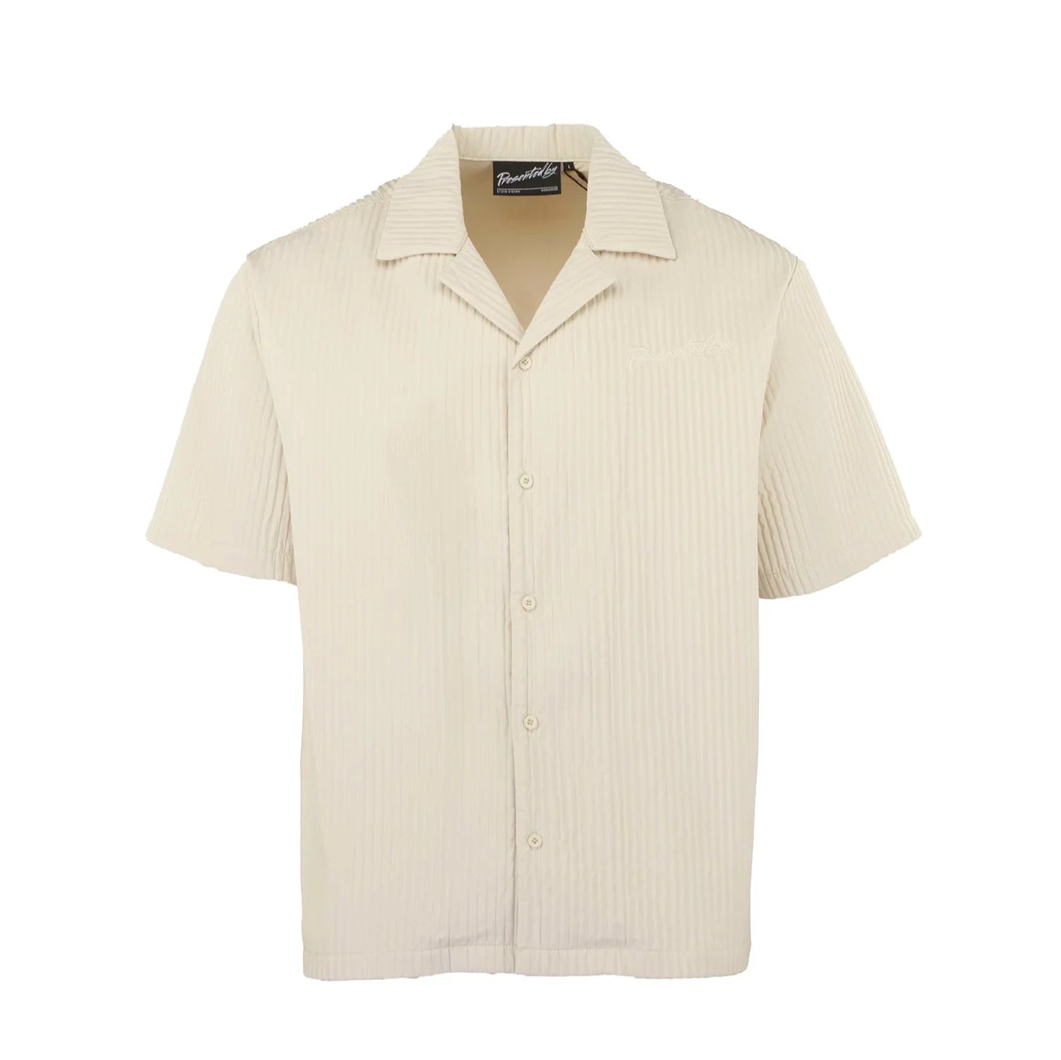 Pleated Satin Shirt - Off White