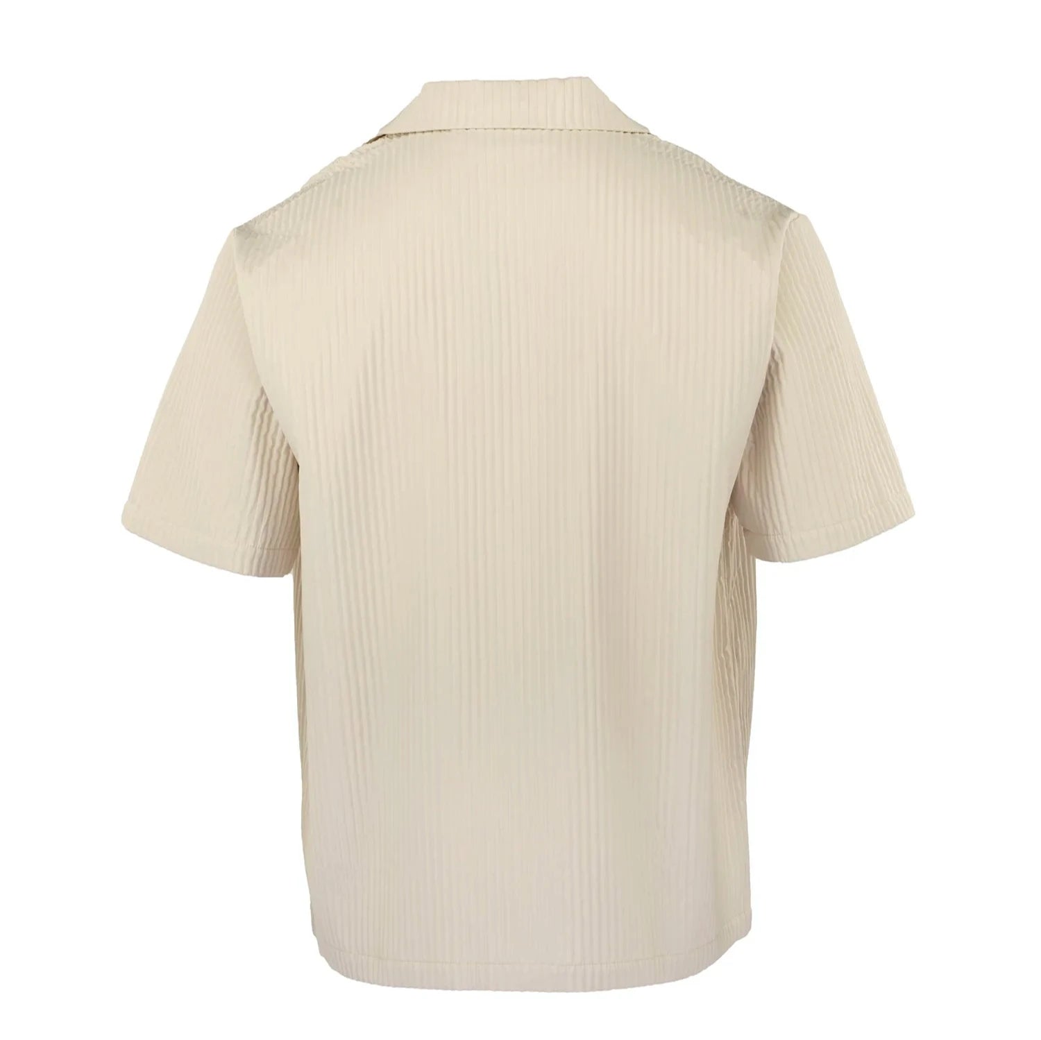 Pleated Satin Shirt - Off White