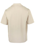 Pleated Satin Shirt - Off White