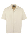 Pleated Satin Shirt - Off White
