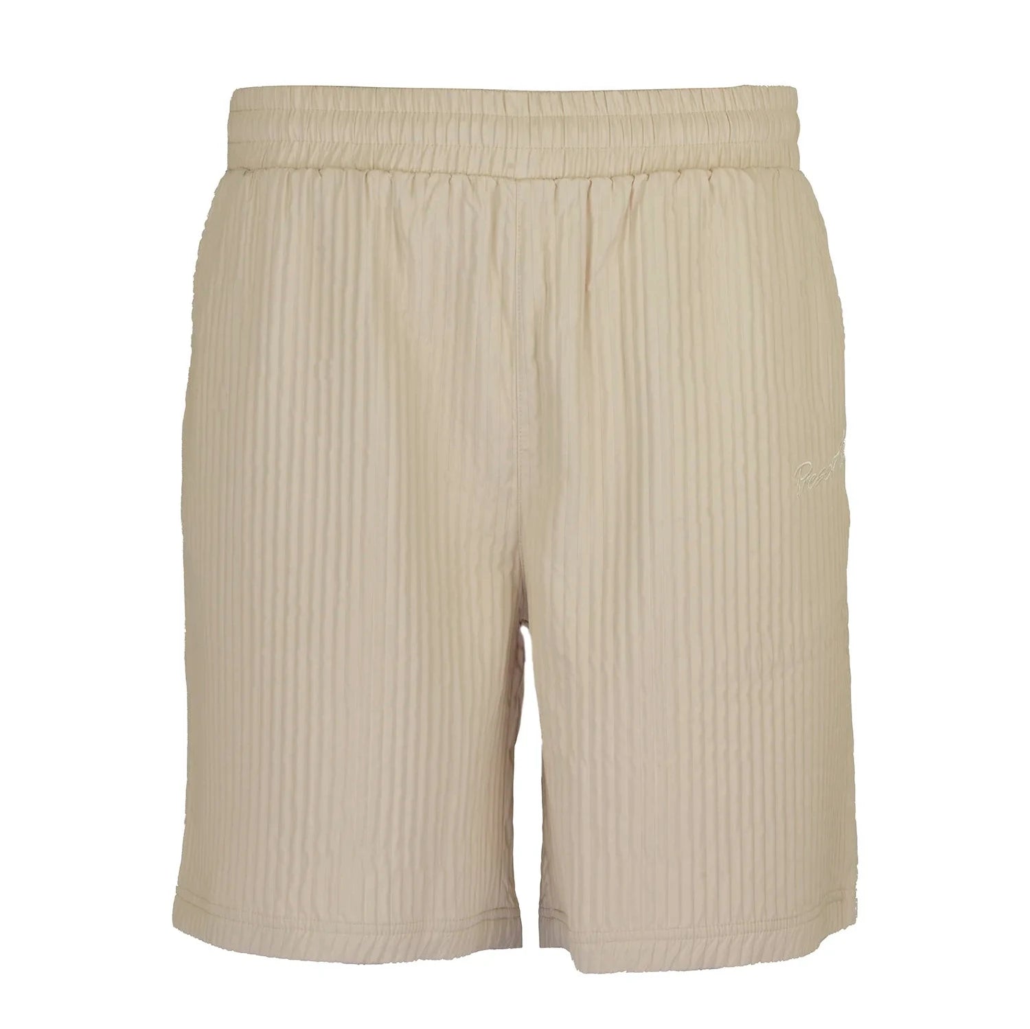 Pleated Satin Short - Sandstorm