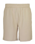 Pleated Satin Short - Sandstorm
