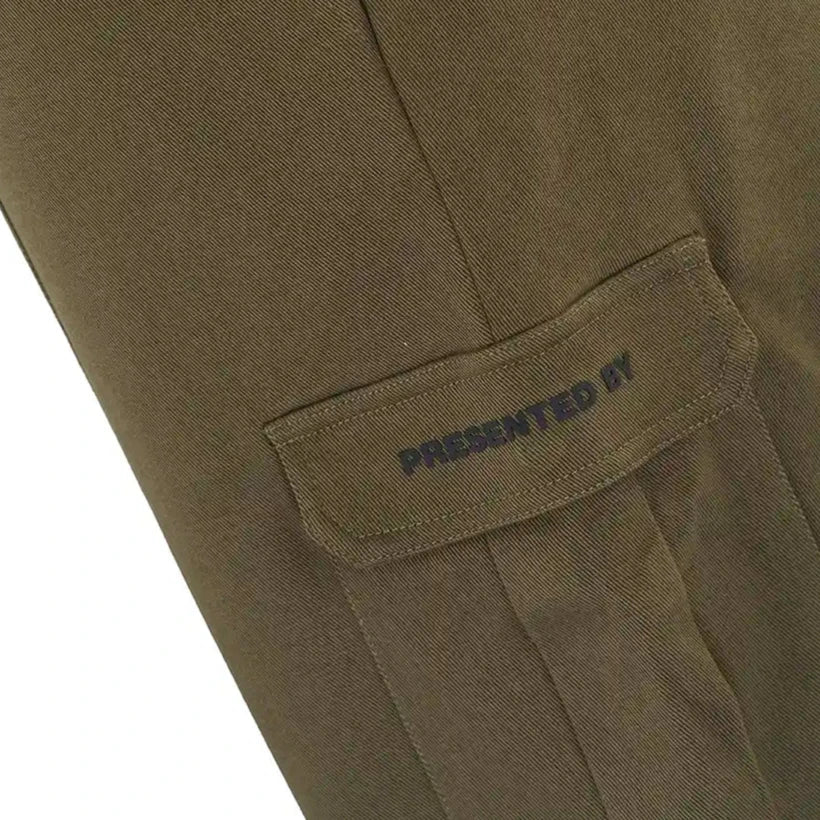 Twill Cargo Pocket Pant - Khaki