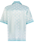 Printed Resort Shirt - Tiffany Blue