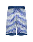 Printed Resort Short - Royal Blue