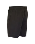 Pleated Satin Short - Black